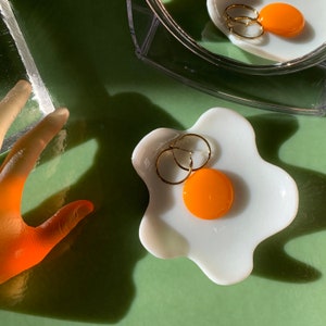 Glass Egg Plate: Decorative Spoon Rest, Catch-All Dish