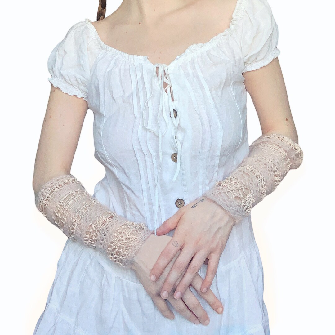 Fairy Core Crochet Arm Sleeves Etsy