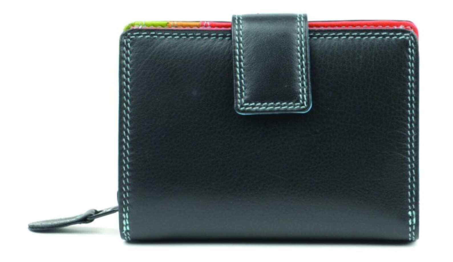 Ladies Leather Purse Made by Golunski Black Exterior with Etsy