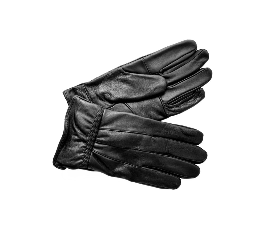Leather Gloves Made With Soft Real Leather and Warm Micro Etsy