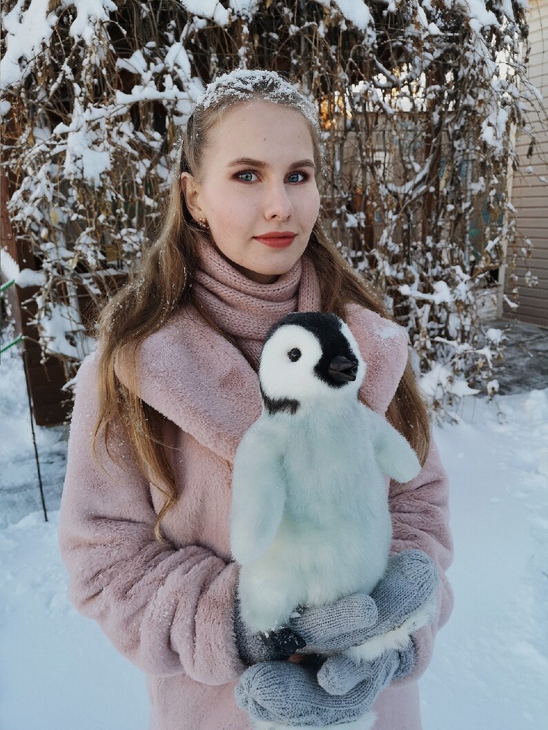 Emperor Penguin: realistic handmade plush toy gift | Etsy