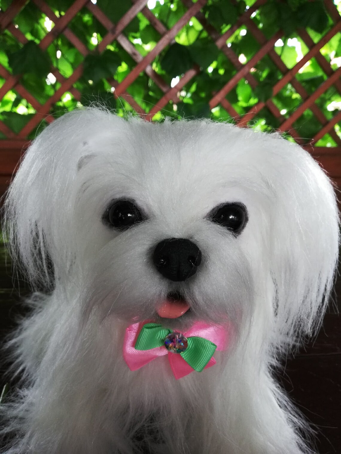 Plush toy Maltese lap dog Buddy. Interior toy stuffed dog. | Etsy