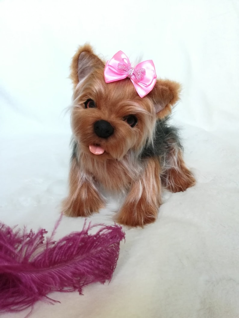 Custom Plush Toy Dog Stuffed Yorkshire Terrier. Pet replica | Etsy