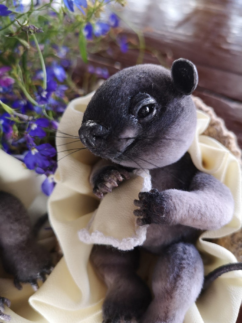 Stuffed Rat Realistic Plush Toy Teddy Mouse. | Etsy