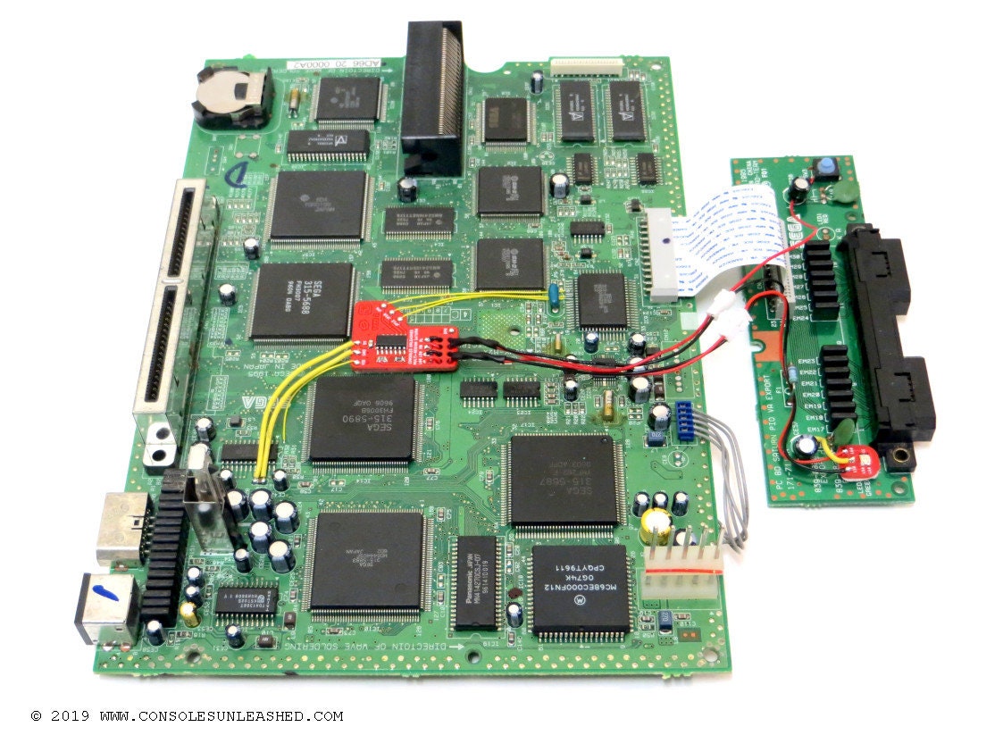 Sega Saturn Switchless Region Mod Kit - Type 2 for Model 2 VA1 to