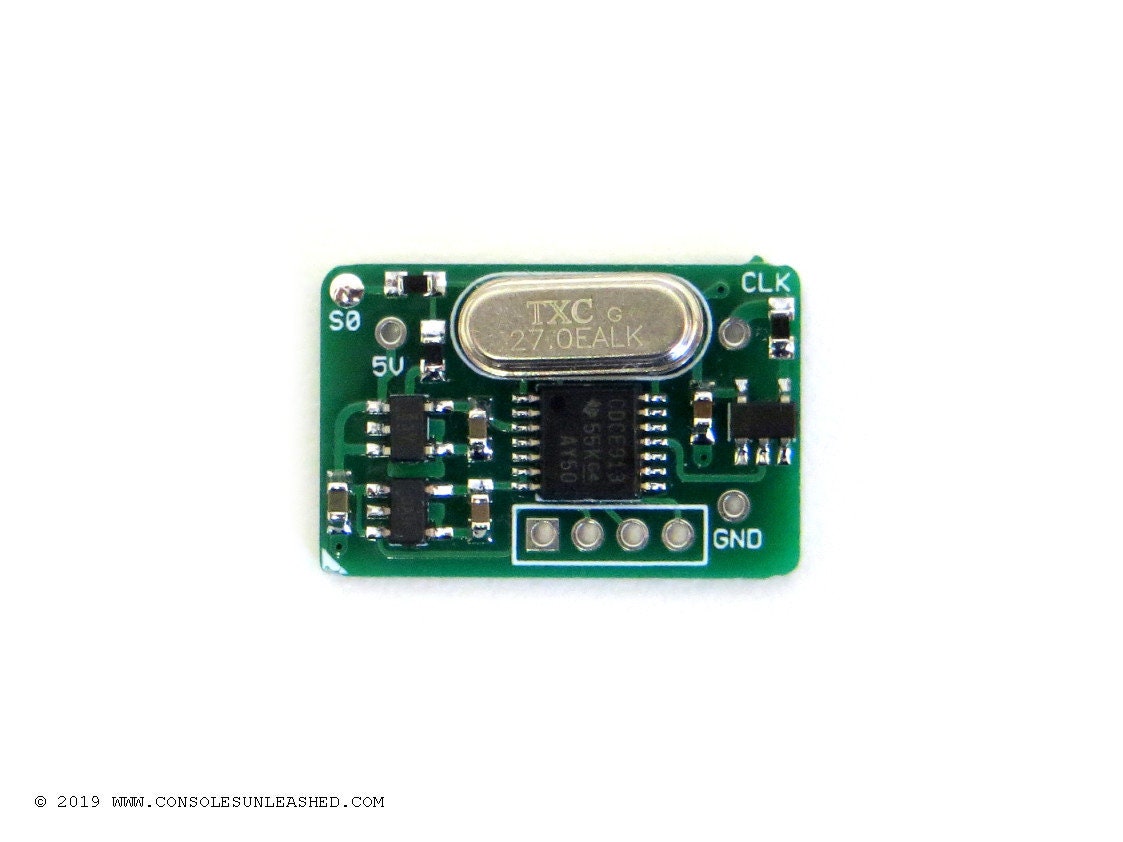 Sega Master System Dual Frequency Oscillator Mod Kit
