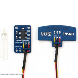 Sega Mega Drive Switchless Region Mod Kit