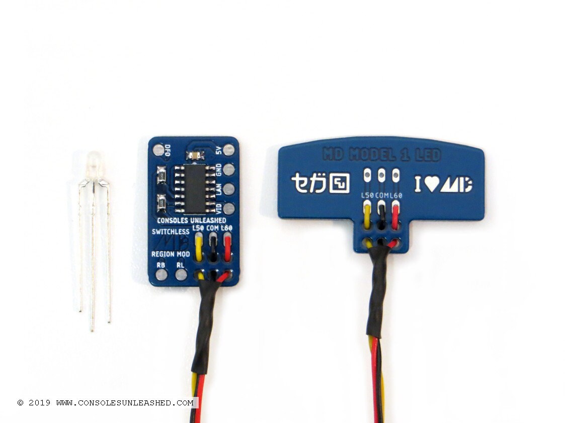 Sega Mega Drive Switchless Region Mod Kit - Etsy 