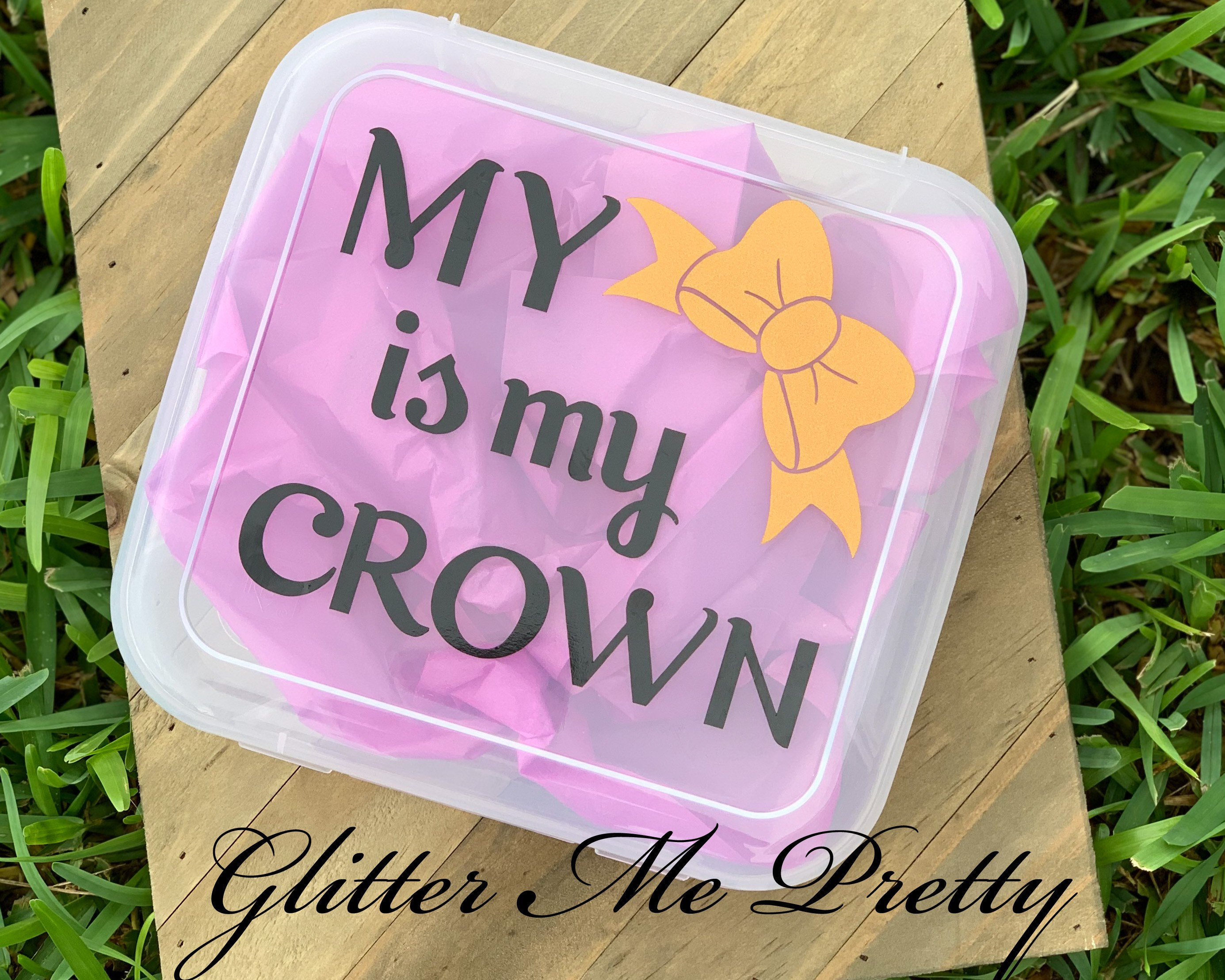 Cheer Bow Holder Bow Box Cheer Team Bow Storage Protector Bow Organizer ...