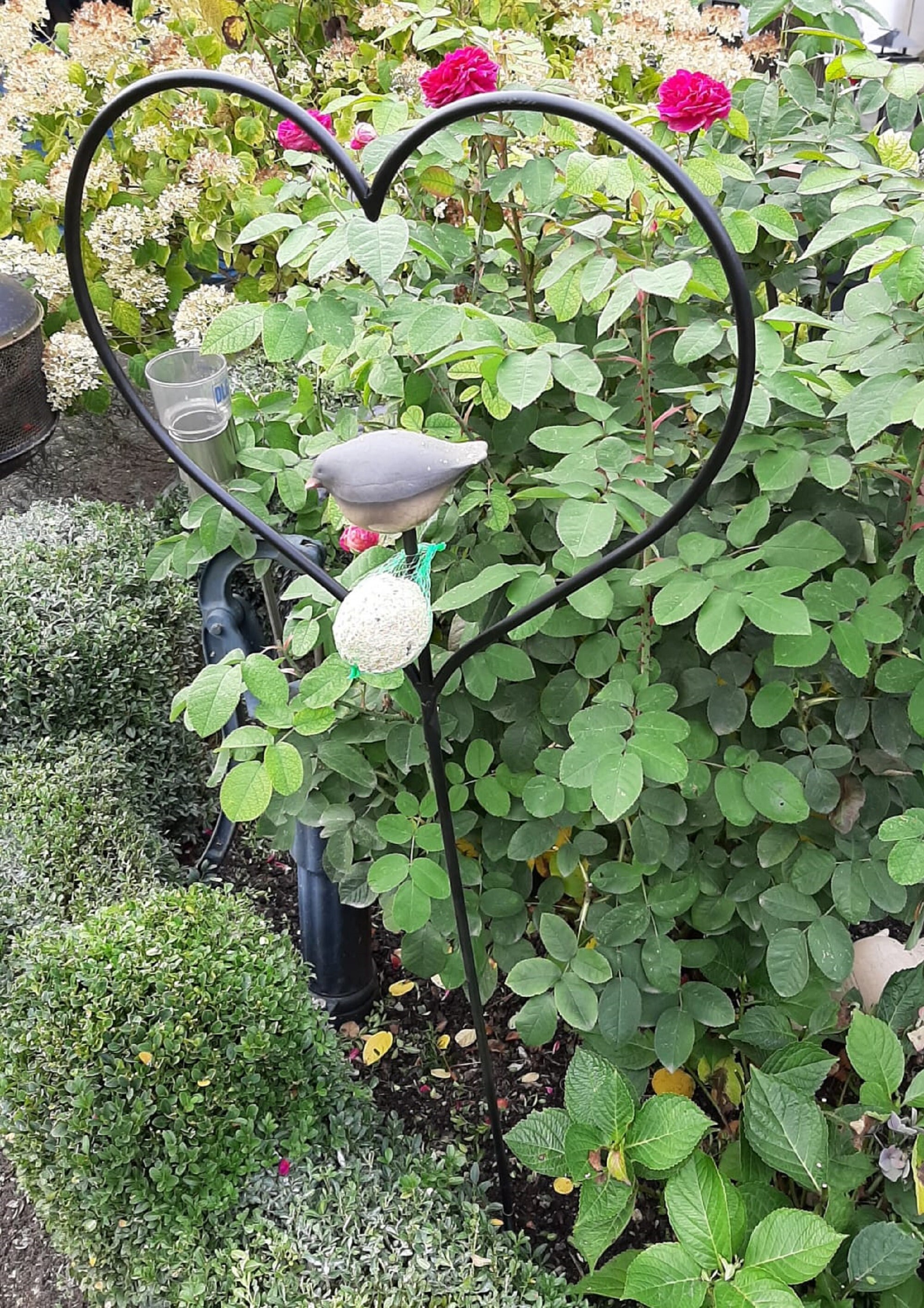 Blumenstecker Herz für den Garten Rankhilfe Etsy