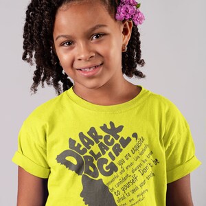 Dear Black Girl|Inspirational Tee|Black Girls Rock