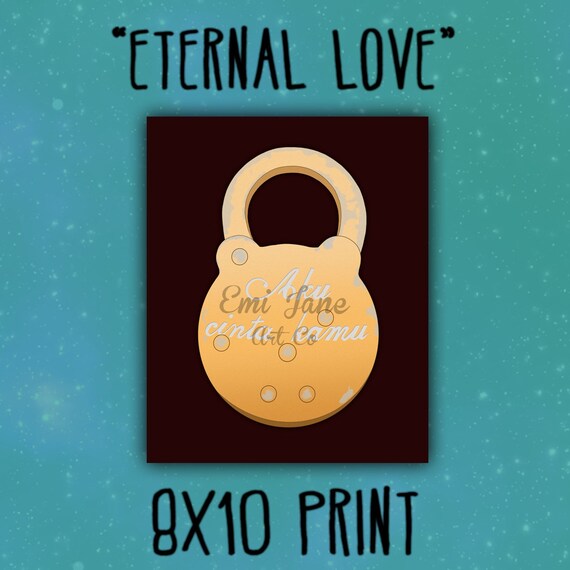 Aku Cinta Kamu Eternal Love Malec Art Print Etsy