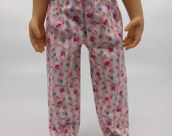 14.5 Inch Doll Loungewear - Upcycled Comfy Pants, Pajama Pants, Lounge Pants/Capris/Shorts in Assorted Lengths | Fits like Gotz Little Kidz