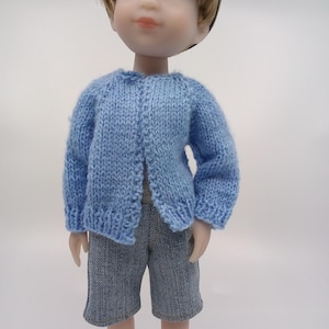 12 Inch Doll Sweaters - Hand-Knit Cardigan Doll Sweaters in Assorted Colors | Fits like Siblies