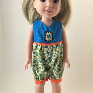 14.5 Inch Doll Clothes - Summer Rompers | Fits like Wellie Wishers, Ruby Red Fashion Friends and Glitter Girl Dolls