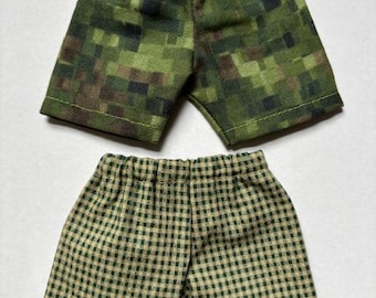 12 inch poppenshort - short in verschillende kleuren | Past als Ruby Red Siblies
