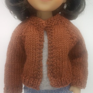 14.5 Inch Doll Sweaters - Hand-Knit Cardigan Doll Sweaters in Assorted Colors | Fits like Ruby Red Fashion Friends