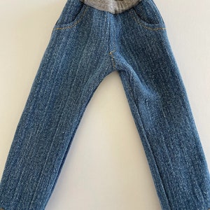14.5 Inch Doll Jeans - Upcycled Jeans with Real Pockets | Fits like Wellie Wisher, Glitter Girls and Ruby Red Fashion Friends