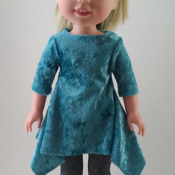 14.5 Inch Doll Dress - Upcycled Colorful Twirly Dress | Fits like Wellie Wishers