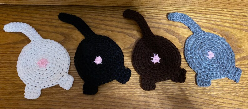 Cat Butt Coasters