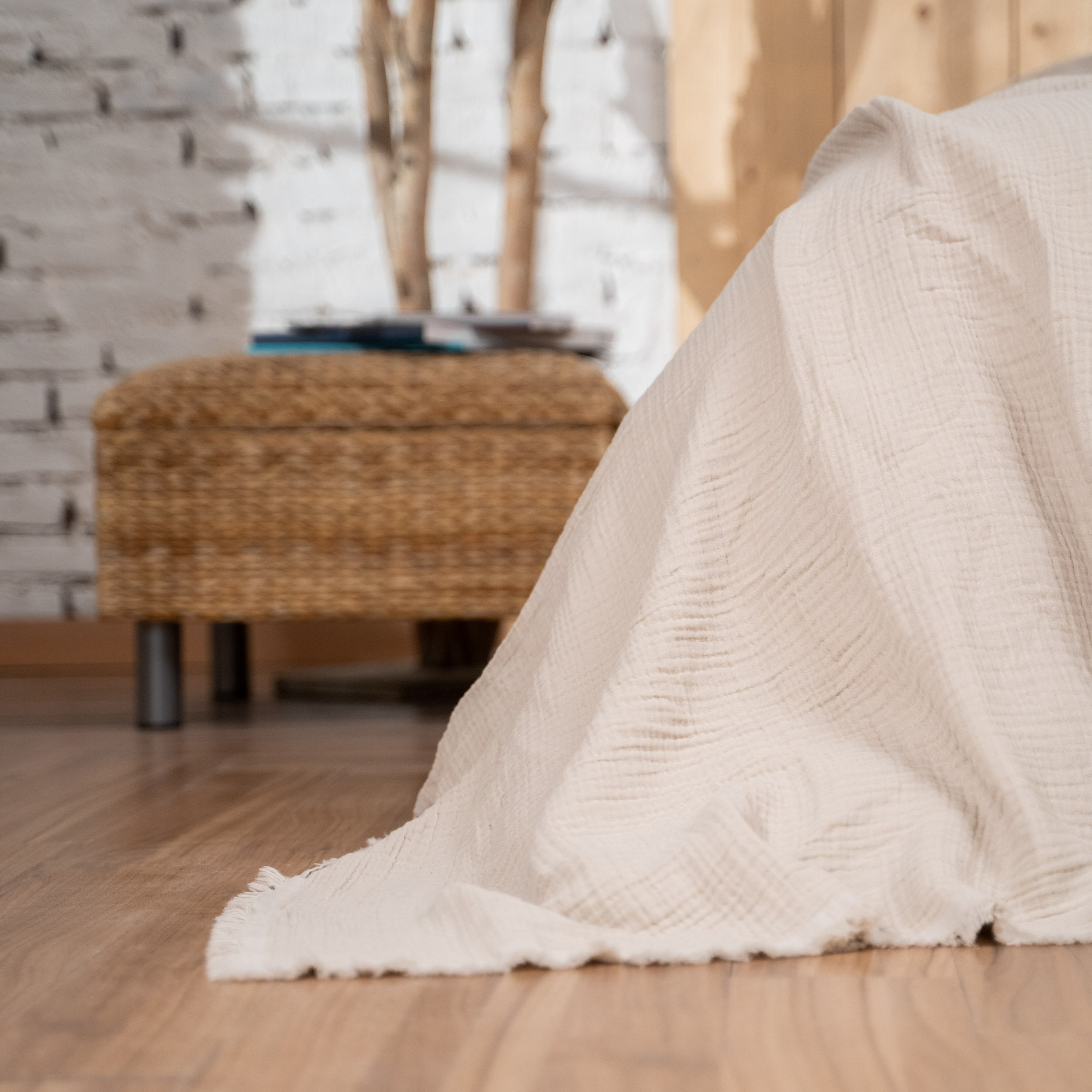 Muslin Blanket Muslin Throw Blanket Queen Size King Size Etsy