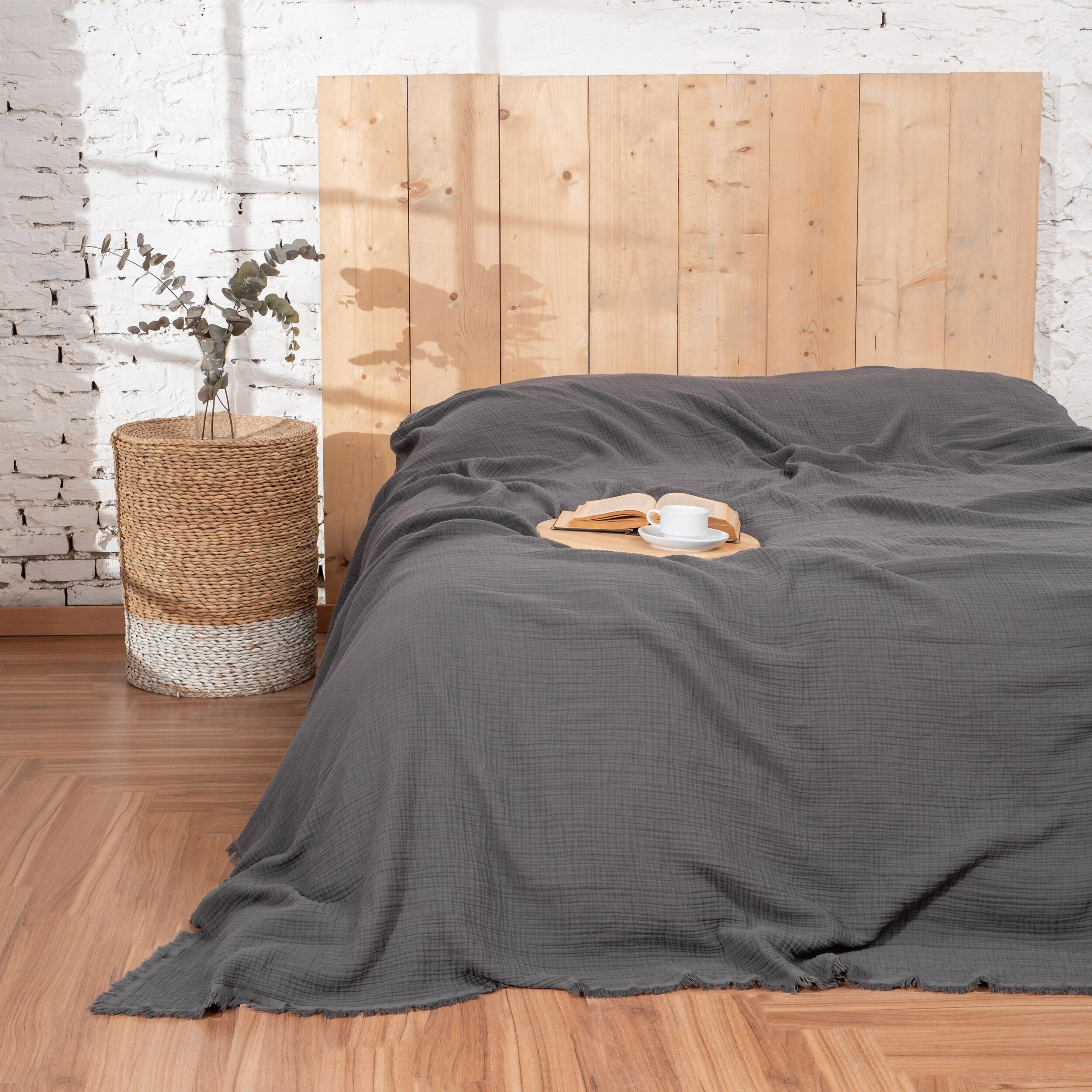 Muslin Blanket Muslin Throw Blanket Queen Size King Size Etsy