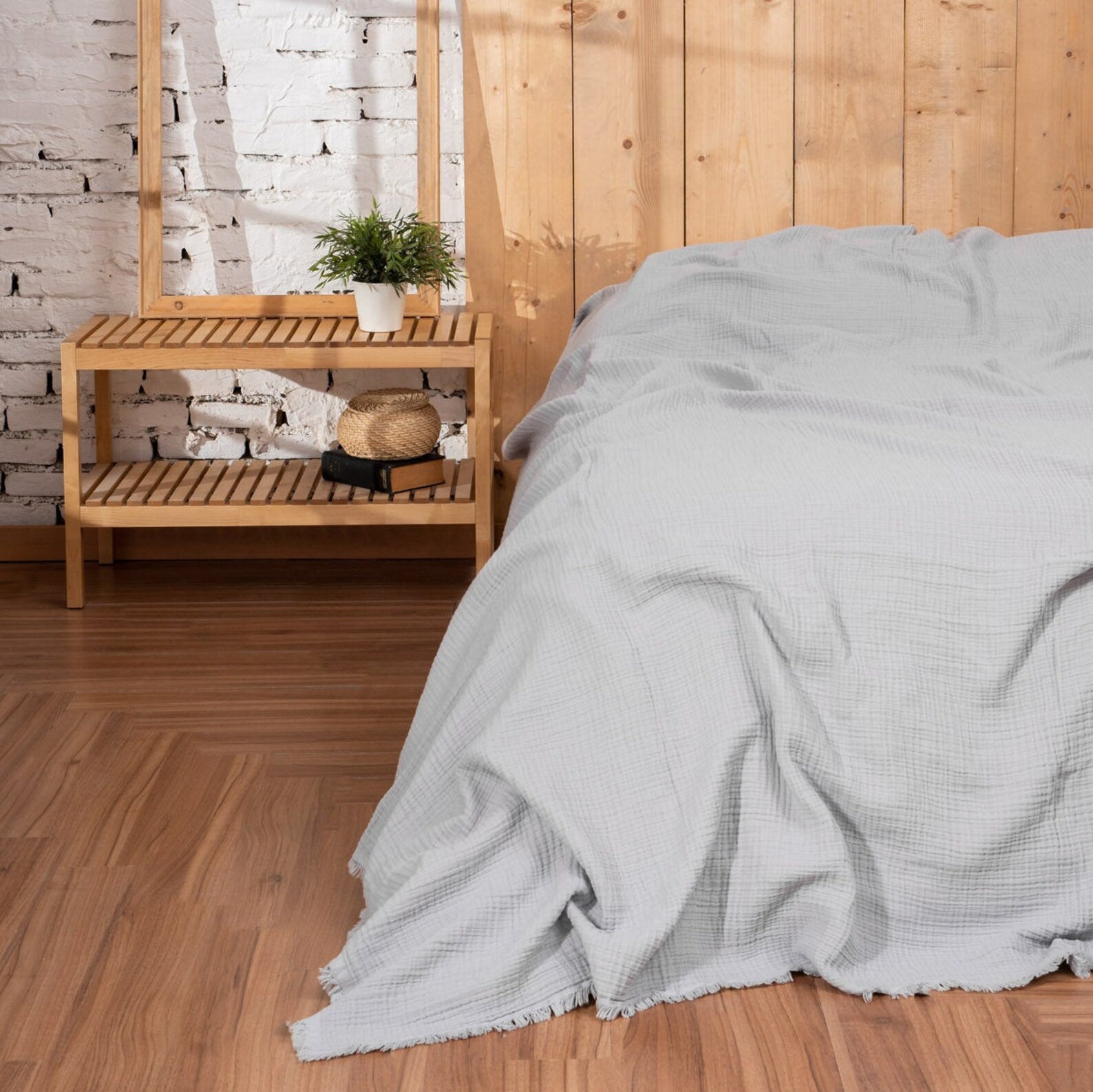 Muslin Blanket Muslin Throw Blanket Queen Size King Size Etsy