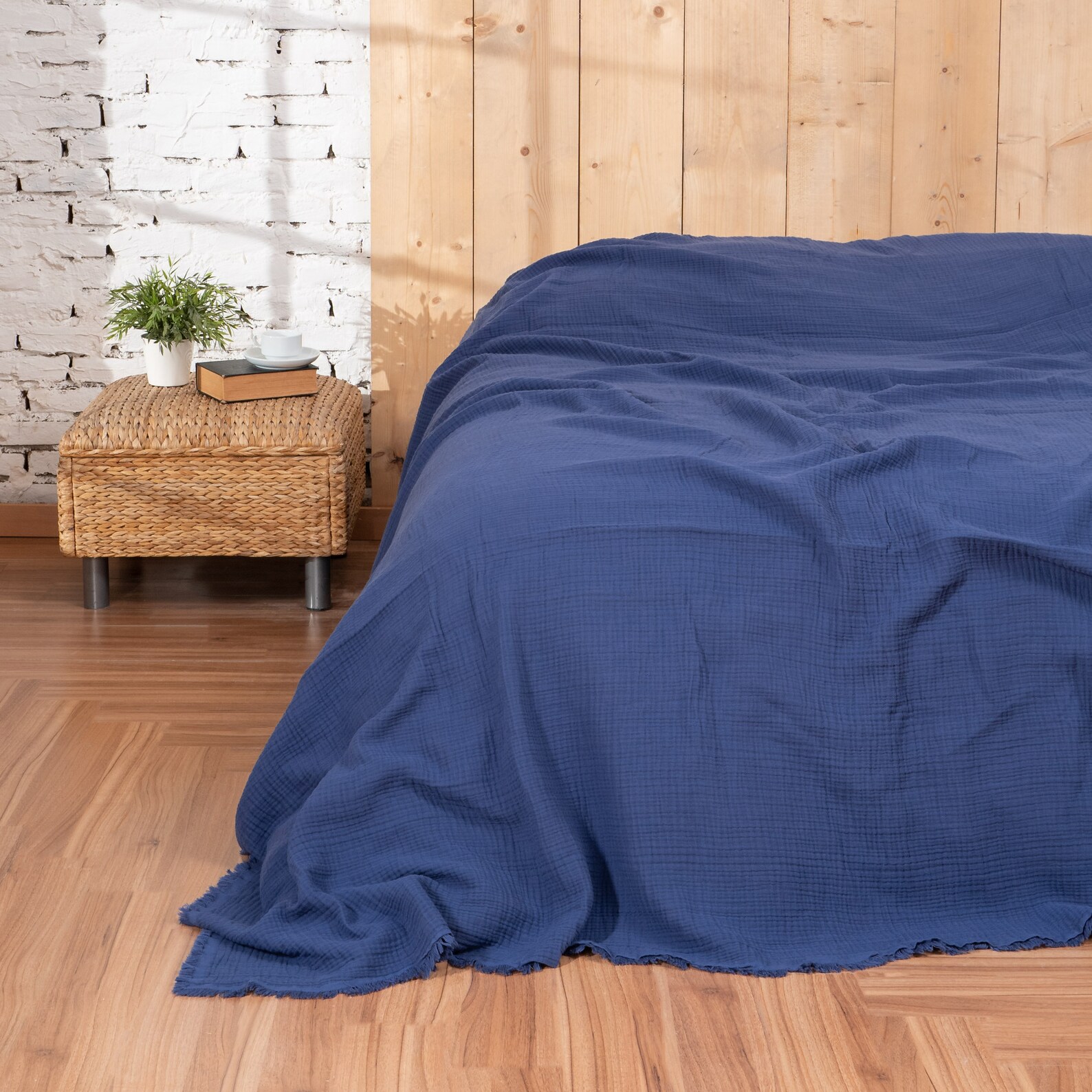 Muslin Blanket Muslin Throw Blanket Queen Size King Size Etsy