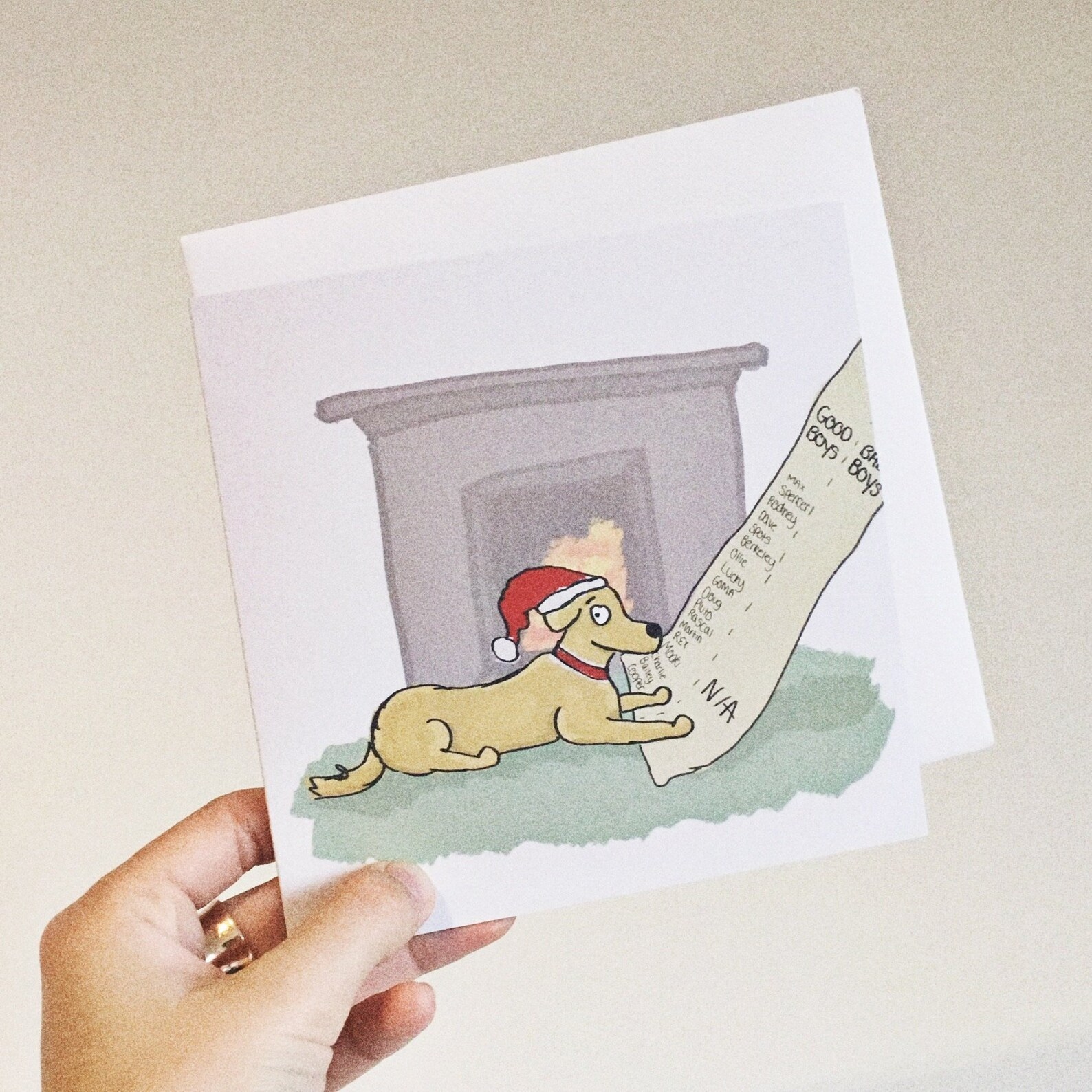 Golden Retriever Charity Christmas Cards Etsy