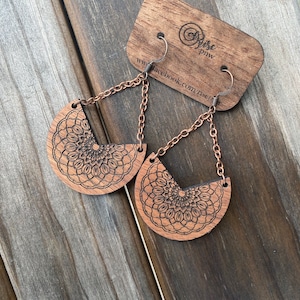Engraved Boho Earring svg, digital file only, NO PHYSICAL PRODUCT