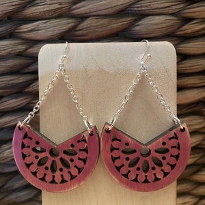 open mandala earring SVG FILE *digital file only- no physical product*