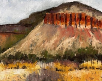 Montañas de Nuevo México 4 - Pintura al pastel