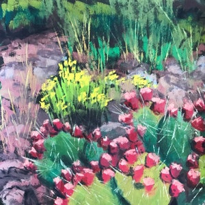 Prickly Pear 3 - Pastellmalerei