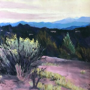 Santa Fe Dawn - Pastellmalerei