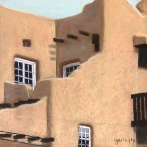 Adobe Corners - Pastel Painting