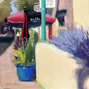 Santa Fe Street - Pastellbild
