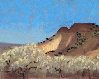 Winterboomgaard - Pastelschilderij