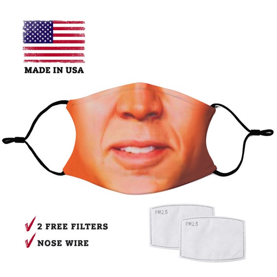 Nicolas cage face mask Adult face mask filter pocket | Etsy