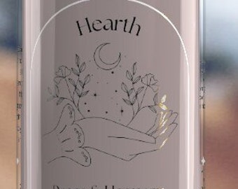 Hearth  Peace & Harmony Affirmation Candle - Fire, Apple, and Cinnamon