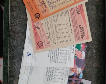 5 tarjetas de hockey de la NHL de marcas mixtas de los años 70 y 80