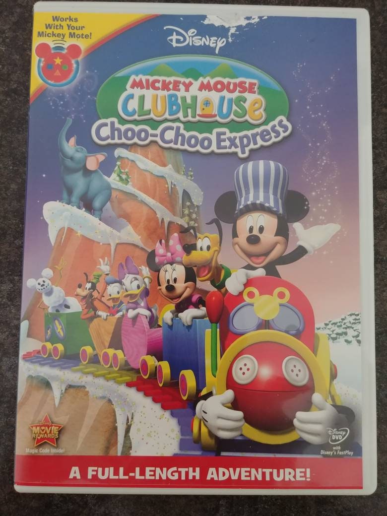 Disney Mickey Mouse Clubhouse Choo Choo Express Dvd Disney Etsy