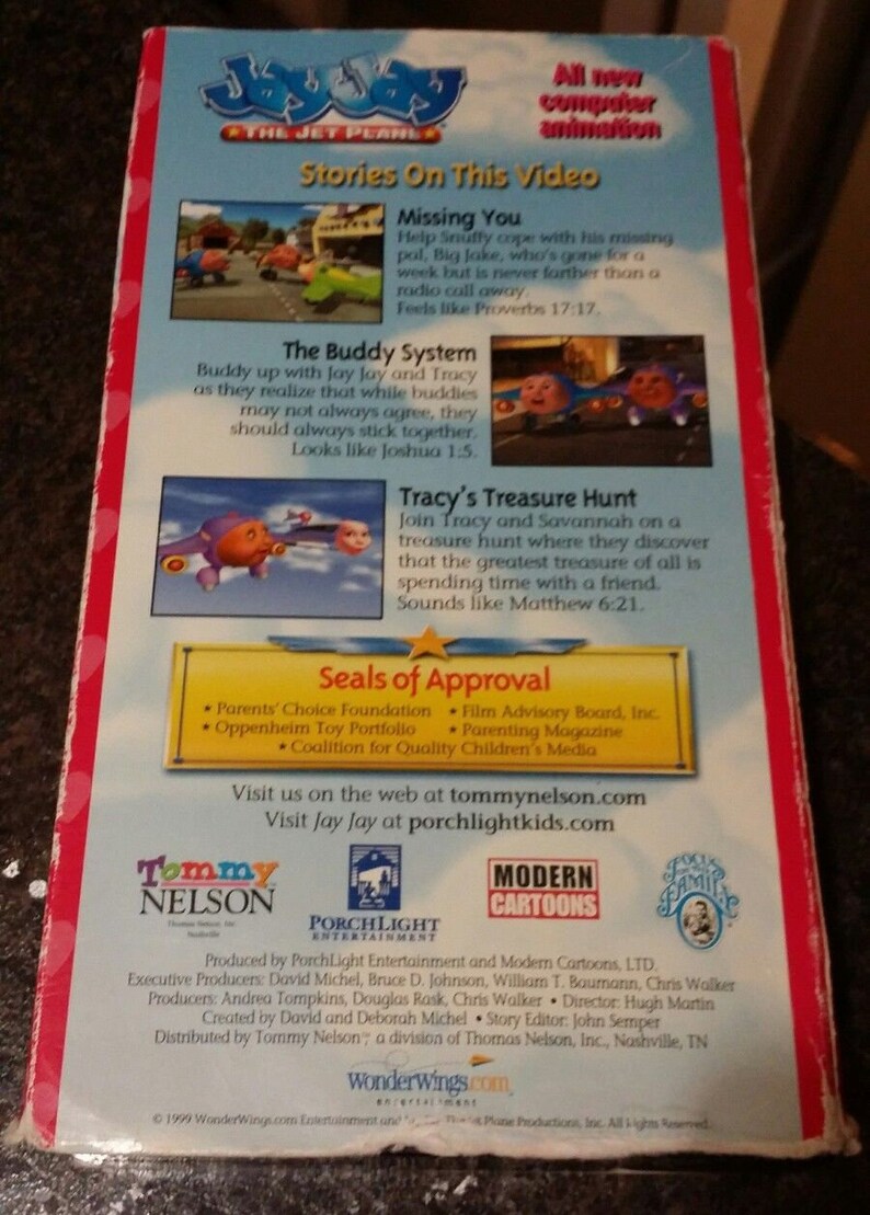 Jay Jay The Jet Plane Forever Friends Vhs Tape Focus On The Etsy