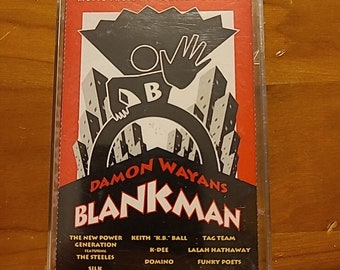 Bande originale de Blankman vintage rare - cassette de 1994, souvenirs de films rétro à collectionner, idéal pour les collectionneurs de Damon Wayans