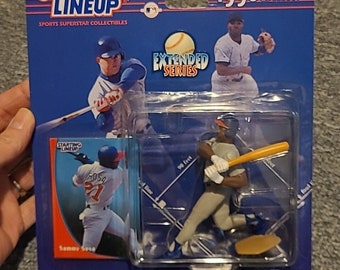 Série étendue de figurines de départ VTG Retro 1998 MLB Baseball Sammy Sosa