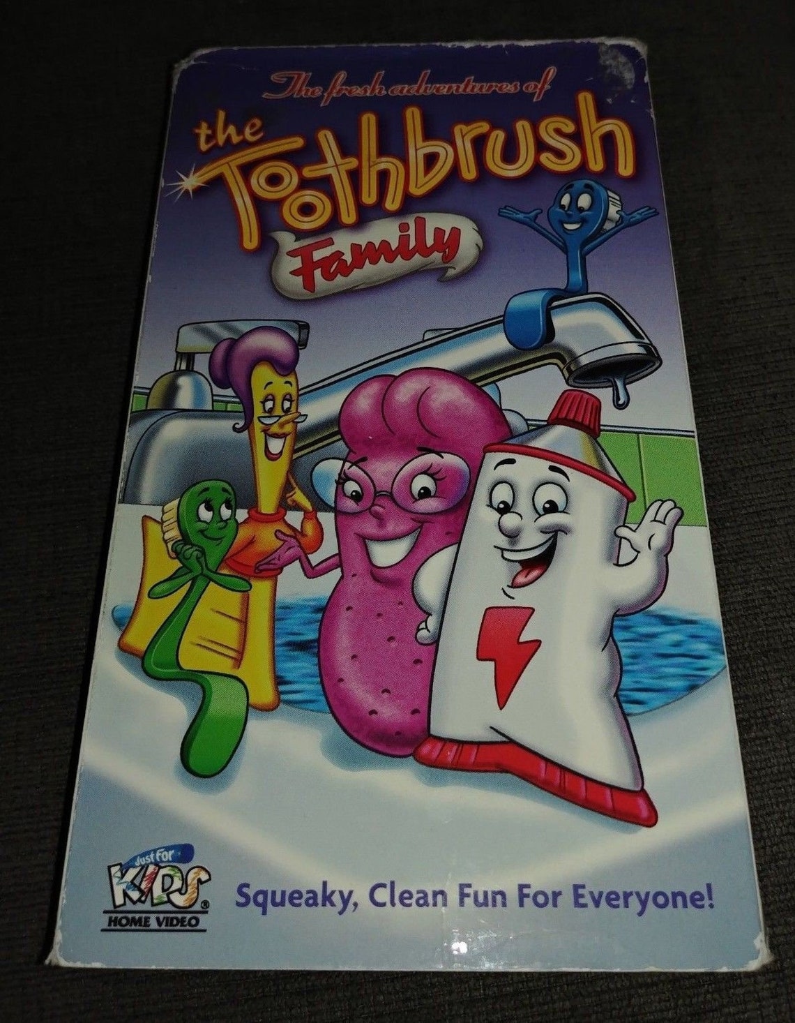 The Toothbrush Family VHS Tape Just for Kids Home Video 1997 Etsy