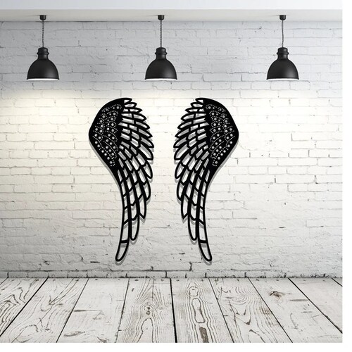 Angel Wings, Metal Wall Art, Angel Wings shops Metal Decor, Metal Wings Wall Decor, Large Metal Angel Wings, Mother's Day Gift
