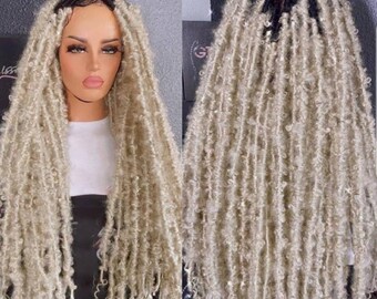 Blonde Faux Locs Etsy