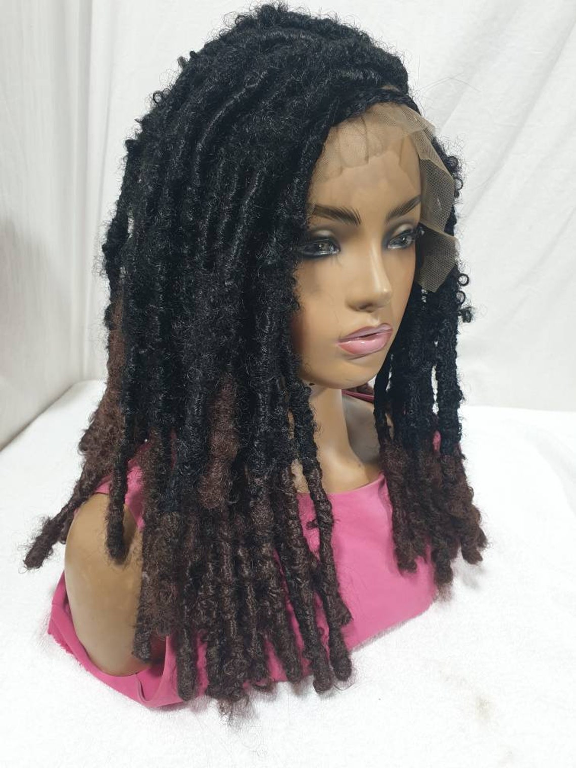 Butterfly locs wig distressed locsmessy locsfull lace Etsy