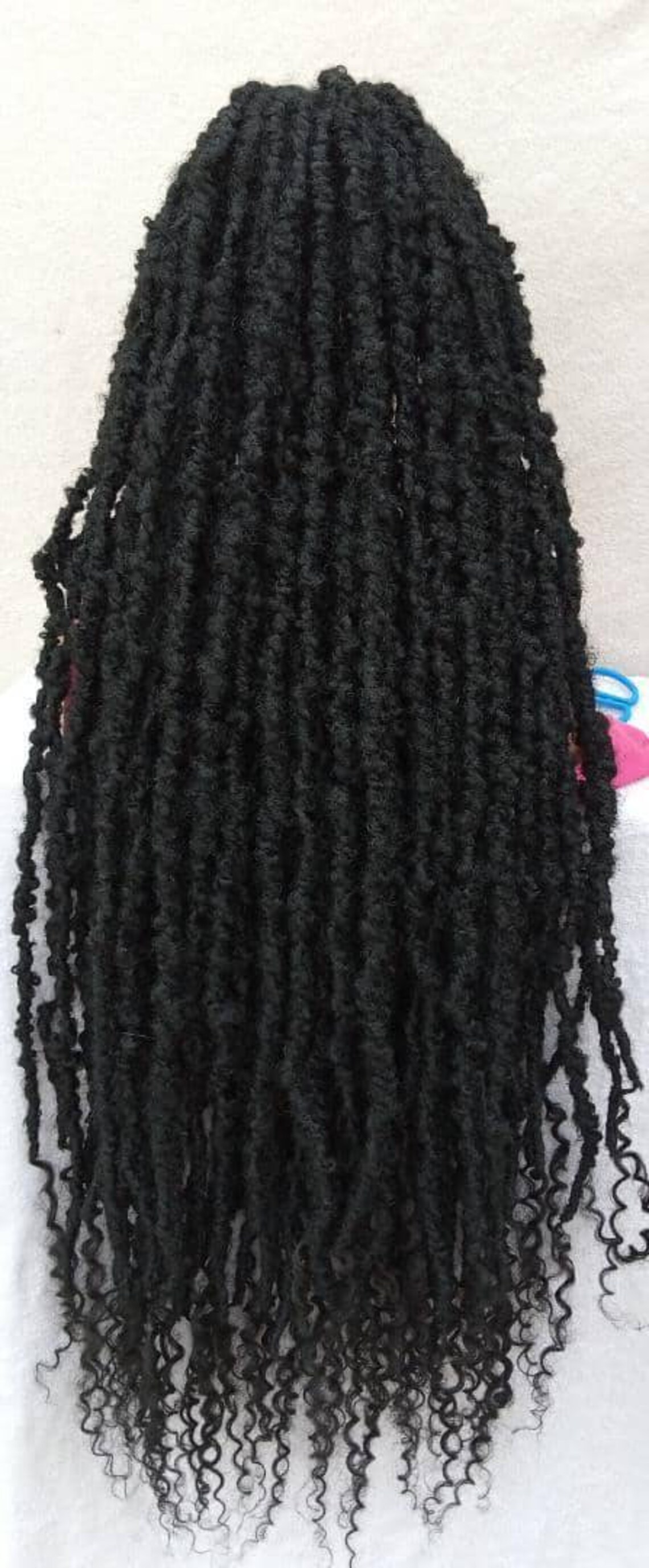 Braided wig frontal nappy locsmessy locsbohemain locs Etsy