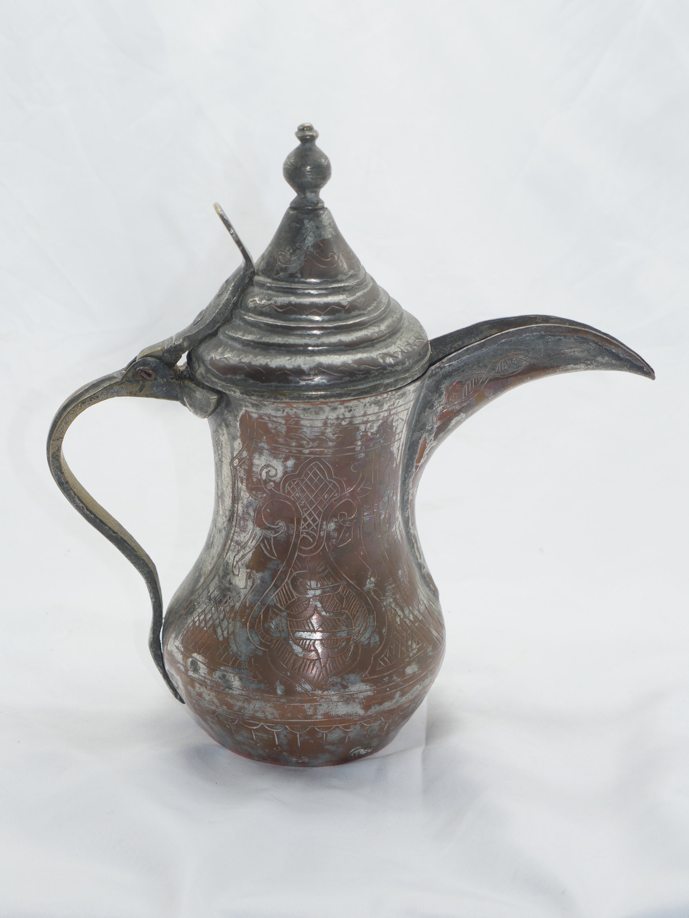 アンティーク 錫のコーヒーポット 送料込み！